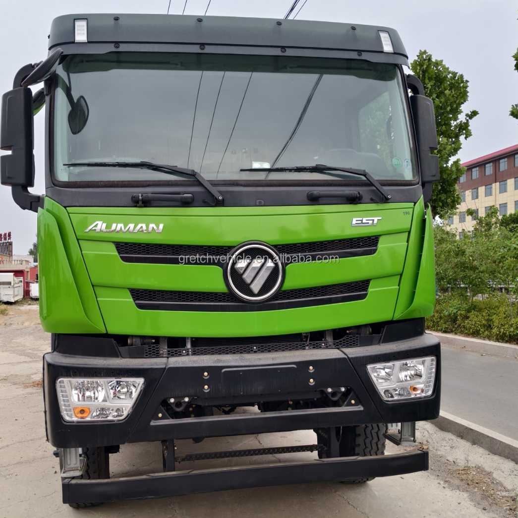 Новый самосвал Foton 8x4 мощностью 400 л.с. с 12 шинами, самосвал AUMAN 9,6 м, грузовик с дизельным топливом Евро 3/4/5, использованный самосвал Foton с новой кабиной