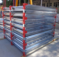Conteneur de stockage personnalisé prix usine avec couvercle boîte de rangement industrielle