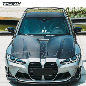 Capó de fibra de carbono seco para <span class=keywords><strong>BMW</strong></span> G80 M3 G82 M4 2020-2024 PT estilo ligero cubierta de capó de motor actualización Exterior - Product Image 5