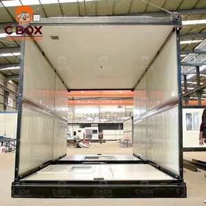Cbox, maison préfabriquée modulaire mobile améliorée de 20 pieds, hôpital temporaire, mini-maison, capsule, bureau, bar, conteneur pliable - Product Image 1