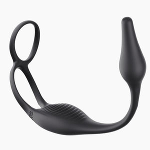 Vibratore del pene coppia vibrazione telecomando stimolatore del clitoride erezione giocattoli adulti del sesso anello del cazzo per gli uomini - Product Image 3