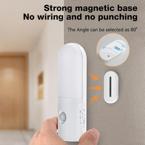 Modern Wireless <strong>Motion</strong> <strong>Sensor</strong> Bedroom Stair <strong>Office</strong> Rechargeable ABS Night <strong>Lights</strong> Spotlights Led Wall Lamp - Product Image 3