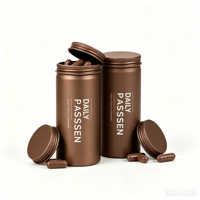 Boîte en aluminium recyclable à faible teneur en carbone, anti-humidité, pour le stockage de médicaments à base de plantes et de pilules