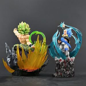 Figurine <span class=keywords><strong>Dragon</strong></span> <span class=keywords><strong>Ball</strong></span> Gogeta Broli Cheveux Bleus Série Résonance Super Saiyan, Figurine d'Action Anime, Ornement Personnage de Dessin Animé - Product Image 6
