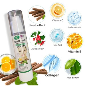 Gesichtsserum zur Aufhellung und Anti-Aging, entfernt Akne und dunkle Flecken, Hautpflege mit Süßholz und Kurkuma, Kojisäure-Serum 50ml - Product Image 6