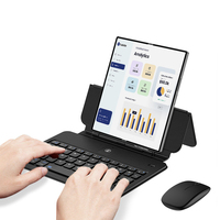Étui Clavier PC pour Z Fold 7/Fold6/Fold5 et Modèles avec Compatibilité S Pen et Support Réglable