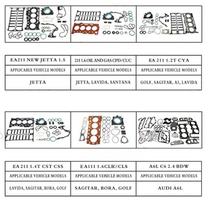 ओएम डीजल इंजन पार्ट्स सिलेंडर हेड गैसकेट शीट को टोयोटा 2 ग्राम के लिए बीएमडब्ल्यू के लिए टोयोटा 2 ग्राम - Product Image 6