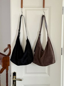 Sac à main en daim pour femme, style automne "Forest-Style", nouveau modèle, léger et minimaliste, style coréen, sac à bandoulière - Product Image 2