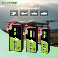 Аккумулятор GSL ENERGY Solid State для дронов 12500 мАч 12.5 Ач 350 Втч/кг 6S 12S 14S, силовой блок для БПЛА VTOL и сельскохозяйственного опрыскивания