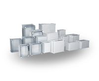 Caja de Conexiones de Plástico ABS con Cubierta Transparente, Impermeable IP66, con Pestillo de Plástico y Bisagra Metálica, para Componentes Electrónicos Pequeños y Grandes