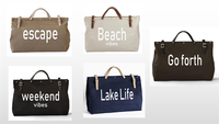 Sac de voyage en toile simple pour femme, fourre-tout, de style européen et américain, en vogue, décontracté, pour la plage
