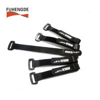 Bande auto-agrippante élastique en silicone imprimée sur mesure, double face, auto-adhésive, pour câbles, attaches, boucles, accessoires de couleur