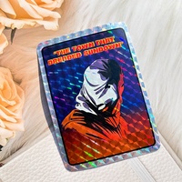 Haute Qualité Décor Die Cut Fantaisie Laser Arc-En-Effet Adhésif Holographique Autocollant Prismatique Glitter Radium Hologramme Autocollants