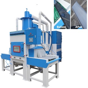 High Efficiency Automatic Conveyor Belt Sand Blasting Machine for Long Metal Workparts - Product Image 1