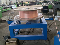Insert de tuyau pex/pert dans un tuyau en mousse et machine à film de stratification pour tuyau d'isolation de climatisation