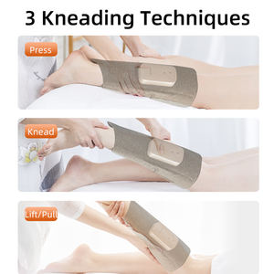 Wadenbein-Luft kompression massage gerät mit Hitze Kalb 3 Modi Drahtlos wiederauf ladbar für Sport Recovery <span class=keywords><strong>Circulation</strong></span> Home Physiotherapie - Product Image 4