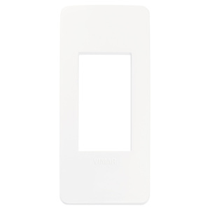 Plaque murale Plana Up 1M, panneau blanc mat 5,1x13,5cm, cache-interrupteur mural - Product Image 1
