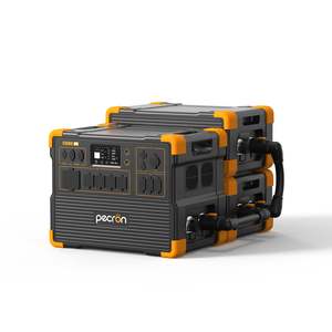 Centrale Électrique Portable PECRON E3600LFP 3600W pour Camping en Extérieur, Générateur Solaire (Stock USA) + 2 X EP3000-48V 3600 - Product Image 1