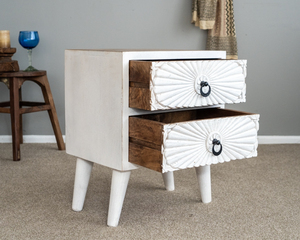 Durable Multifunction Wooden Side Table Natural Solid Wood End Table Modern Contemporary Bedside Furniture Luxury Home Decor - Product Image 3