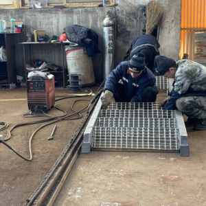 Cina produttore acciaio grata passi gradini in acciaio pedane pedate in acciaio - Product Image 2