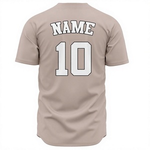 Fabricant de maillots de baseball personnalisés, OEM, étiquette privée, uniforme d'équipe sublimé, faible MOQ - Product Image 2