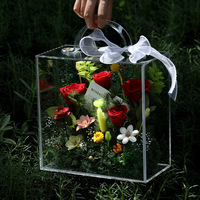 Boîte cadeau de roses éternelles pour la Saint-Valentin, le Qixi Festival, la fête des mères, la petite amie, la meilleure amie, un mariage ou un anniversaire