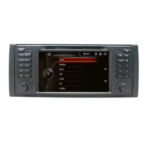 بسعر المصنع سيارة جفل لسيارة BMW X5 E53 E39 GPS ستيريو صوت ملاحة وسائط متعددة وحدة رأس شاشة RDS