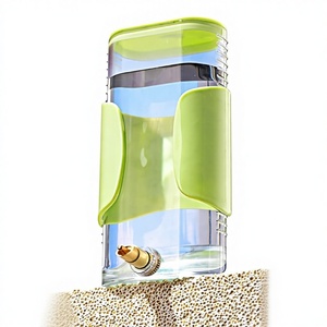 Parrot Flint Kettle Dispenser Air Otomatis Kapasitas Besar untuk Burung <span class=keywords><strong>Cockatiel</strong></span> Chinchilla - Product Image 1