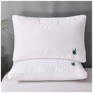 <span class=keywords><strong>Almohada</strong></span> de <span class=keywords><strong>Aloe</strong></span> Vera súper suave de alta calidad Yatone para dormir en la espalda para soporte del cuello - Product Image 1