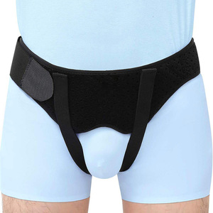 Ceinture de soutien inguinal réglable avec coussinets de compression amovibles en mousse PU double face, ceinture élastique pour hernie, idéale printemps/été - Product Image 5