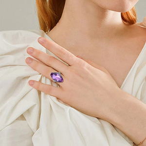 Luxury Marquise <b>Statement</b> <b>Ring</b> for Women Fashion Finger Jewelry - Product Image 2