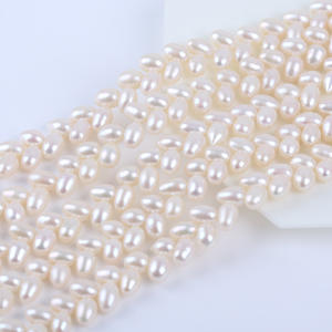 Material de Perlas Sueltas en Forma de Espiga de Trigo de Agua Dulce Natural de 5-6 mm para Hacer Collares Hechos a Mano - Product Image 1