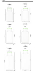 120ml Food Grade HDPE White Capsule Vitamin Plastic <b>Bottle</b> with Coloured Screw Cap Support Customization - Product Image 5