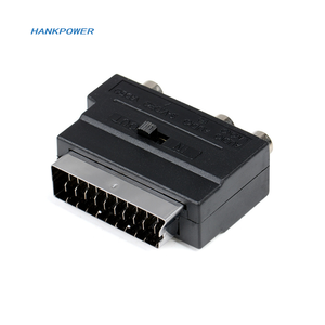 21-poliger Scart-Adapter AV-Block auf 3 Cinch-Phono-Composite-S-Video mit Ein/Aus-Switch-Scart-Adapter AV-Block - Product Image 3