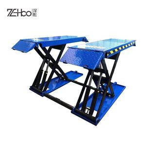 मिनी इलेक्ट्रिक कैंची लिफ्ट मध्य-वृद्धि कार लिफ्ट 1200 मिमी अधिकतम लिफ्ट ऊंचाई - Product Image 3