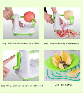 Machine à éplucher les fruits et pommes de terre, multifonction, éplucheur de fruits et de pommes de terre, cuisine à manivelle, trancheur de pommes, coupe-cœur, éplucheur automatique de pommes de terre - Product Image 4
