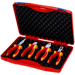 KNIPEX 00 20 15 Estuche de Herramientas "ROJO" Electro Set 1, 4 Piezas, 275 mm - Product Image 1