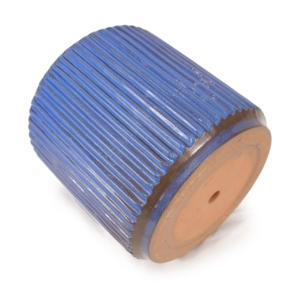 Pot de fleurs en céramique émaillée artistique, écologique, couleur vive, respirant, anti-moisissure, avec trou de drainage - Product Image 2