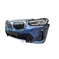 Accesorios originales de segunda mano IX3 G08 kit de carrocería de parachoques delantero ABS plástico faros radiador para BMW
