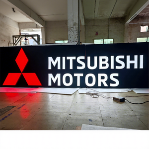 3D Auto <span class=keywords><strong>Car</strong></span> <span class=keywords><strong>Logo</strong></span> con nombres LED Tiras de iluminación para decoración de automóviles Publicidad en empresas y hospitales - Product Image 1