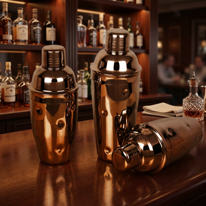 Mayur Exports Coctelera Clásica de Acero Inoxidable, Resistente y Hermética, Mezcladora de Bar con Capacidad de 750 ml, Juego de 2 Piezas, Accesorios para Bar en Casa - Product Image 3