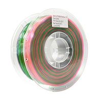 Filament d'impression 3D en TPU arc-en-ciel 98A, 1,75 mm, 1 kg, haute dureté pour imprimante 3D, vente en gros