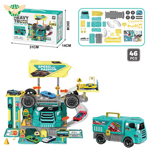 Vehículos para niños <span class=keywords><strong>de</strong></span> alta calidad, DIY juguete <span class=keywords><strong>de</strong></span> montaje, aleación <span class=keywords><strong>de</strong></span> riel ligero, almacenamiento <span class=keywords><strong>de</strong></span> juguetes, aleación, estacionamiento <span class=keywords><strong>de</strong></span> automóviles - Product Image 6