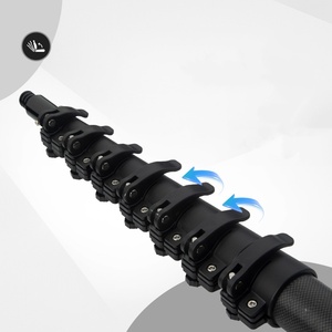 Pértiga telescópica de fibra de carbono ecológica de 8m, 10m, 12m, 14m para limpieza de ventanas altas - Product Image 1