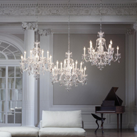 Lustre de mariage extérieur moderne, Lustre de mariage pour salle de réception, Lustre de plafond pour mariage