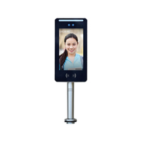 Precios al por mayor IP65 Impermeable Pantalla táctil de 7 pulgadas Linux Reconocimiento facial Control DE ACCESO TCP/IP Servidor en la nube Opcional