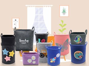 Cesta de Lavandería con Diseño de Coche de Dibujos Animados, para Ropa Sucia, Juguetes, Organizador de Juguetes para Niños, Color Rosa - Product Image 2