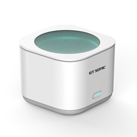 Pencuci Ultrasonik Portabel GT-X3 43KHz Mini Cube dengan Casing ABS dan Tangki Stainless Steel 304, Satu Tombol, untuk Perhiasan
