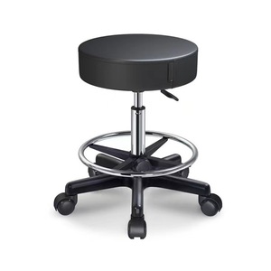 Ke Ming Dental Chair With Backrest <b>Height</b> <b>Adjustable</b> Office Chair Leather Casters 360 Degree Rotation - Product Image 3