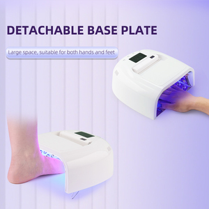 Đèn làm móng UV LED mini chuyên nghiệp 128W công suất cao, sạc lại được, màu mới, làm khô nhanh, 2 trong 1, mới - Product Image 4